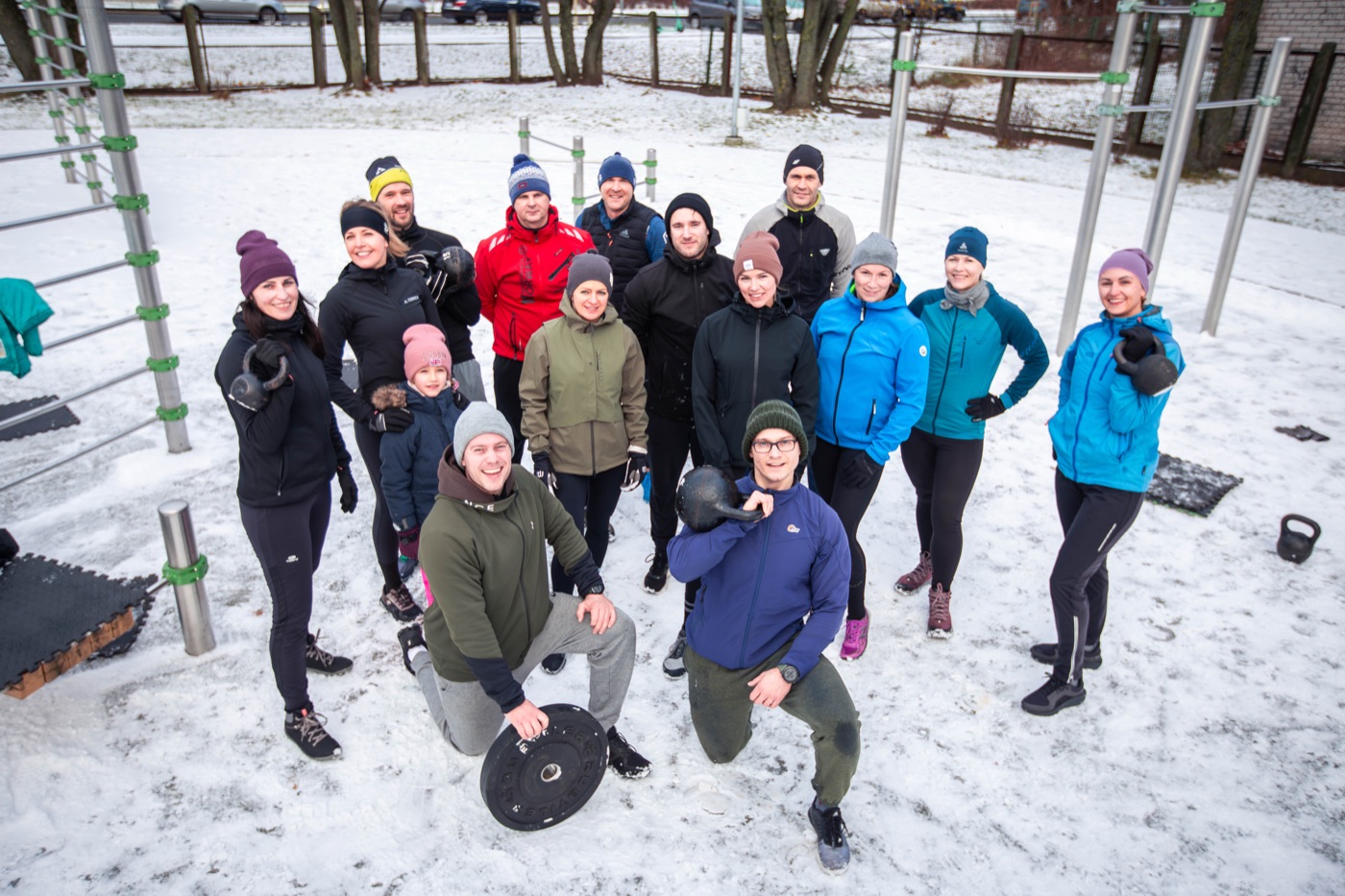 Komanda pēc ziemas treniņa